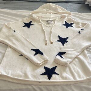 Rachel Zoe Cream Knit sweater size large